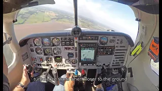 Mooney Ovation - landing at 27 knots wind in Canada!