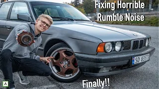 How to Replace Front Wheel Bearing  / HUB on E34?