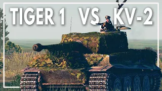 Tiger 1 vs 4 KV-2 | Gates of Hell Cinematic Battle