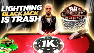 Lightning Blackjack is TRASH! - Daily Blackjack #182