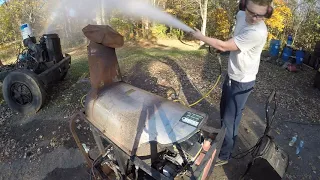 Buying a cheap hot water pressure washer.