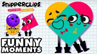 Snipperclips Funny Moments Montage!