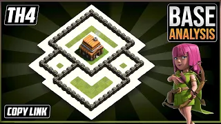 NEW ULTIMATE BEST TH4 HYBRID/TROPHY[defense]Base 2022!!Town Hall 4 Hybrid Base Design–Clash of Clans