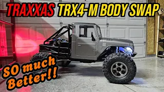 Traxxas TRX4M How To Install The Injora Toyota Fj40 body