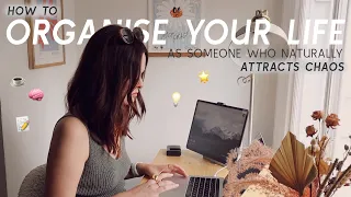 How To Organise Your Life If You Naturally Attract Chaos 📓 september reset vlog | Lucy Moon | AD