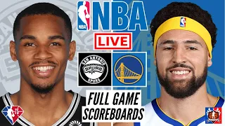 San Antonio Spurs Vs Golden State Warriors | NBA on Live Full Game Scoreboard Streaming Today 2022