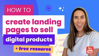 How to create landing pages to sell digital products