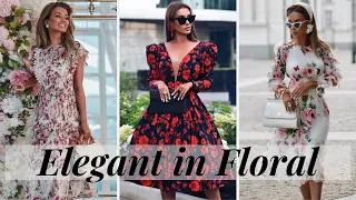 Elegant & Feminine Floral Dresses Outfit Ideas for Stylish Women