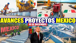 MIRA ASI AVANZAN Y TOMAN FORMA LOS MEGA PROYECTOS DE MEXICO TREN MAYA, PRESA SANTA MARIA, METRO CDMX