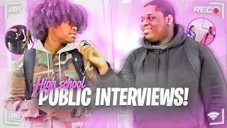 High School Public Interview * FREAKIEST THING YOU EVER DID* 😱
