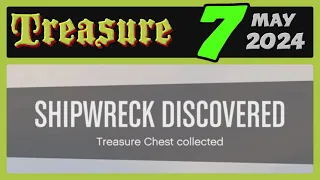 Shipwreck Treasure Location Today May 7 2024 GTA Online ☠️  Frontier Outfit / Pirate Costume ☠️