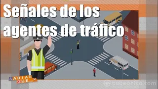 Conoce todas las Indicaciones de los agentes de tráfico 👮🚓