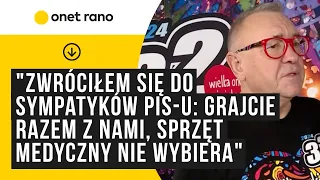 Owsiak: WOŚP powstał w TVP. Przez 8 lat nas nie zauważano. Niech Ci ludzie rozliczą to sami w sobie