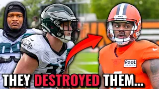 The Browns STOOD NO CHANCE Against The Eagles In Joint Practice! (Ft. Blankenship, Carter, And MORE)