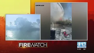 Crews Letting Fire Burn On Lost Isle