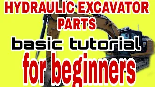 MGA PARTS NG BACKHOE 'HYDRAULIC EXCAVATOR ' BASIC TUTORIAL PARA SA MGA BEGINNERS