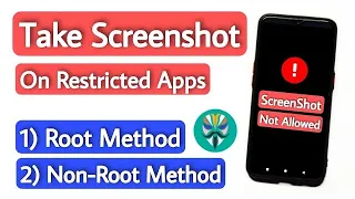 Take Screenshot On Restricted Apps ｜ Fix Black Screenshot Problem ｜ Disable Flag Secure ｜ Magisk