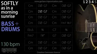 Softly (As In A Morning Sunrise) _ Bass/Drums - 130 bpm (Jazz/Swing feel) : Backing Track
