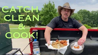 Catch, Clean, and Cook Pan Fish for Tailgate Picnic! (VIRAL RECIPE)
