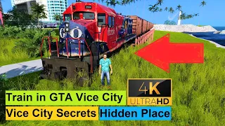 Secret Train Location in GTA Vice City | Hidden Place | Train in Gta Vice City | Secret Place #GTAVC