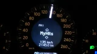 MB E280  0-200km/h