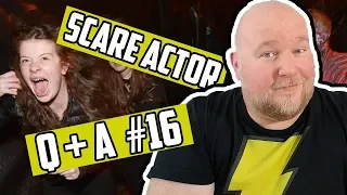 SHOWING YOU A SCARE! | Scare Actor Q&A 16