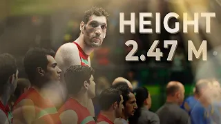 Meet This 247cm Tall Volleyball Giant | Morteza Mehrzad | Tallest Player in Volleyball History