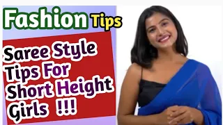 Saree Tips For Short Women /Avoid These Mistakes and achieve a Tall & Slim look!"