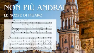 🎼Full Orchestra Accompaniment with Score // Non più andrai