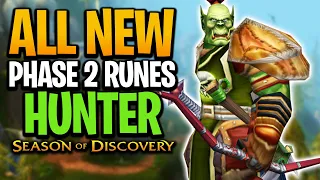 ALL NEW Hunter Runes For Phase 2 | Season of Discovery