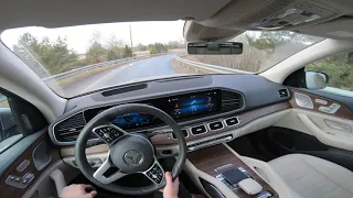 2021 MERCEDES GLE - full POV review, R4 300d or R6 350d? MBUX rules all! [4K]