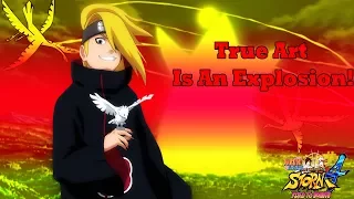 Art Is An Explosion! Deidara Online Rank Gameplay - Naruto Ultimate Ninja Storm 4 Road T