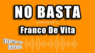 Franco De Vita - No Basta (Versión Karaoke)