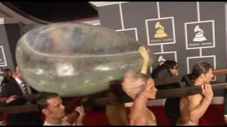 Lady Gaga arrives at the 53rd Grammy awards