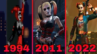 Evolution of Harley Quinn in games (1994-2022)