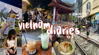 FIRST TIME IN ASIA 🇻🇳 | vietnam diaries, saigon & hanoi, street food, cafés, temple + much more