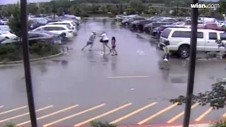 Surveillance Video: Walmart parking lot attack