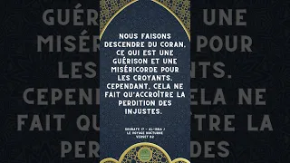 Sourate 17 - AL-ISRA / LE VOYAGE NOCTURNE Verset 82