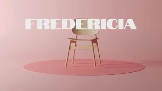Fredericia's Wood base Chair Ad