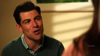 Schmidt saying goodbye to Ceces boobs, hilarious New Girl