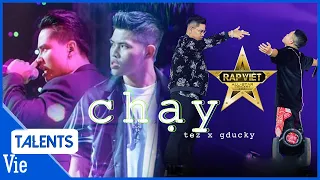 GDucky x Tez mang bản rap triệu view "CHẠY" lên sân khấu Rap Việt Concert khiến khản giả phấn khích