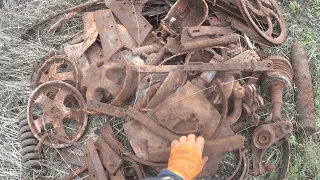 В МЕТРЕ ОТ ДОМОВ ТАКОЙ МЕТАЛЛ! search for scrap metal with a metal detector Quest Q20