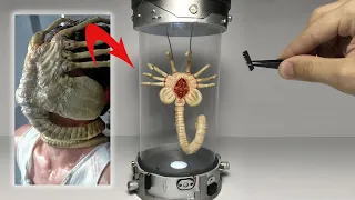 How to make Facehugger from Alien Movie , diorama