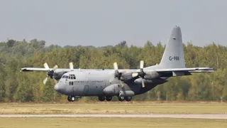 Lockheed C-130H Hercules RNLAF G-988 arrival Eindhoven Airbase EIN EHEH