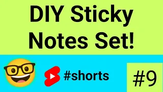( Day 9) DIY Sticky Notes Set! 🤓 #15dayspapercraftingchallenge