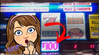 We Put $2,000 Free Play into $100 Triple Double Wild Cherry Slot Machine + Pinball Jackpot & More!