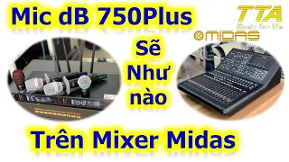 Trải nghiệm dB 750plus trên Midas M32R live