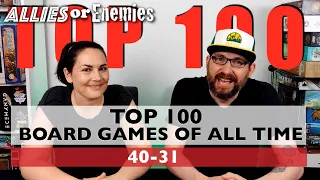 Top 100 Board Games of All Time (2023 Edition) 40 - 31