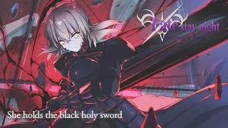 Fate/Stay Night: Heaven's Feel III Spring Song OST "She holds the black holy sword"