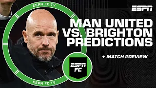 The ESPN FC panel’s predictions are split for Manchester United vs. Brighton 🔮